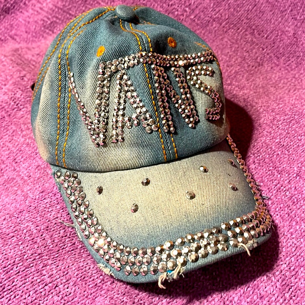 Vans rhinestone denim cap